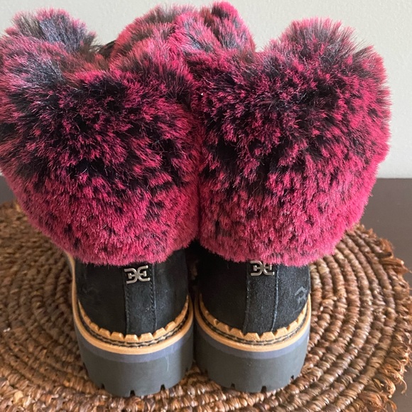 Brand new Suede fuzzy Sam Edelman boots size 7 - Picture 6 of 6